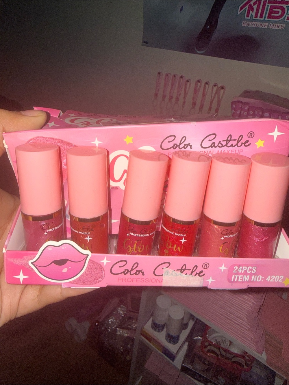 Color Castle Pink Lip Gloss Set
